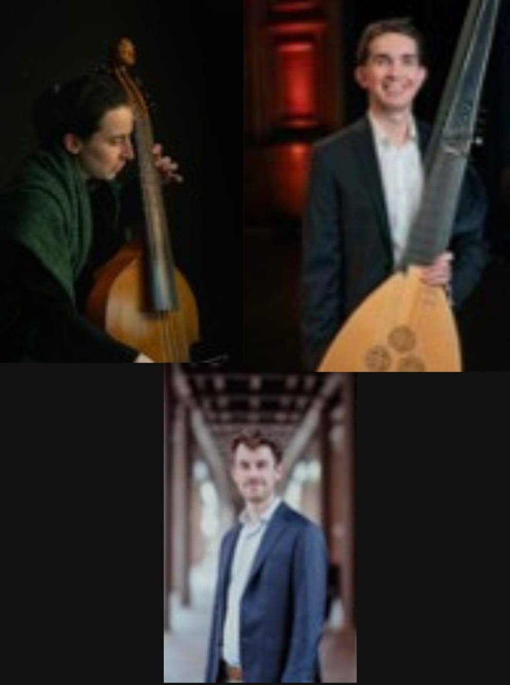 Ensemble chant, théorbe & viole de gambe - Clémence Schiltz & Simon Vander Plaetse & Louis de Boncourt