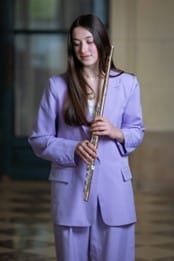 Concert de clôture : Orchestre Nuove Musiche, Georgia Koumentakou (violon, Lauréate Concours Breughel) & Marion Deschamps (flûte) sous la direction d’Eric Lederhandler